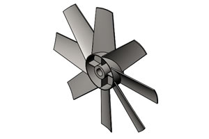 Axial Blade Cooling Fan